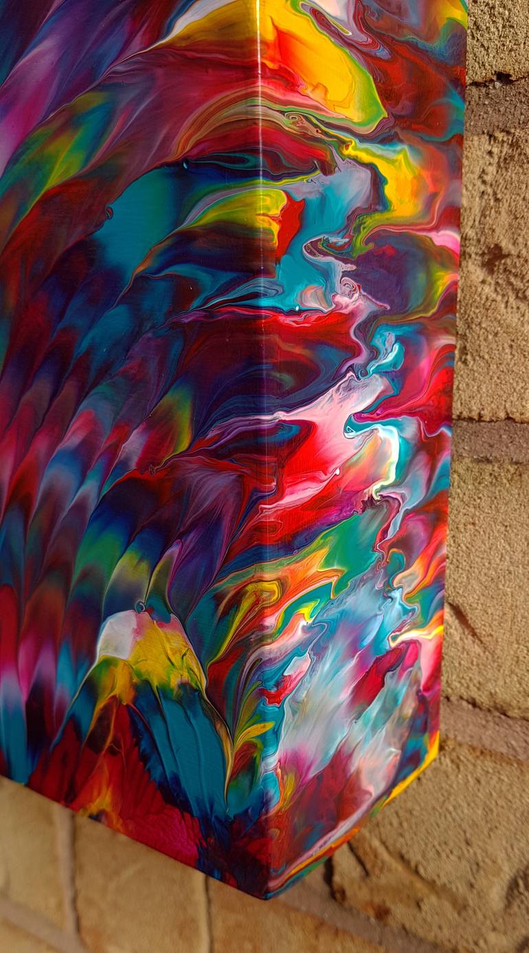 Original Abstract Expressionism Abstract Painting by Alexandra Romano