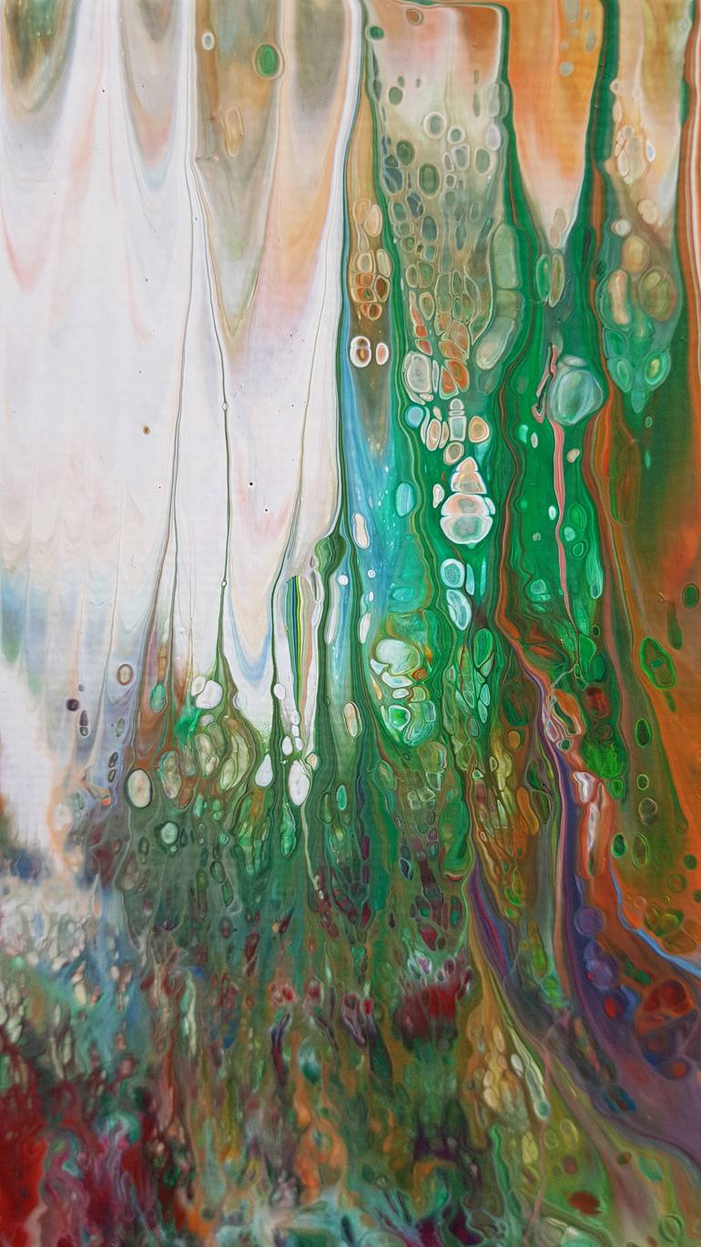 Original Abstract Expressionism Abstract Painting by Alexandra Romano