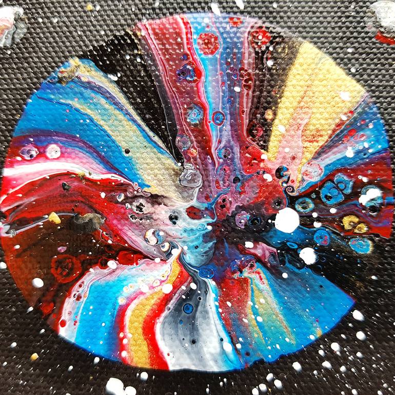 Original Abstract Expressionism Abstract Painting by Alexandra Romano