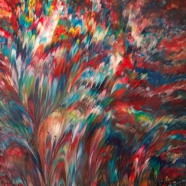 Original Abstract Expressionism Abstract Paintings by Alexandra Romano