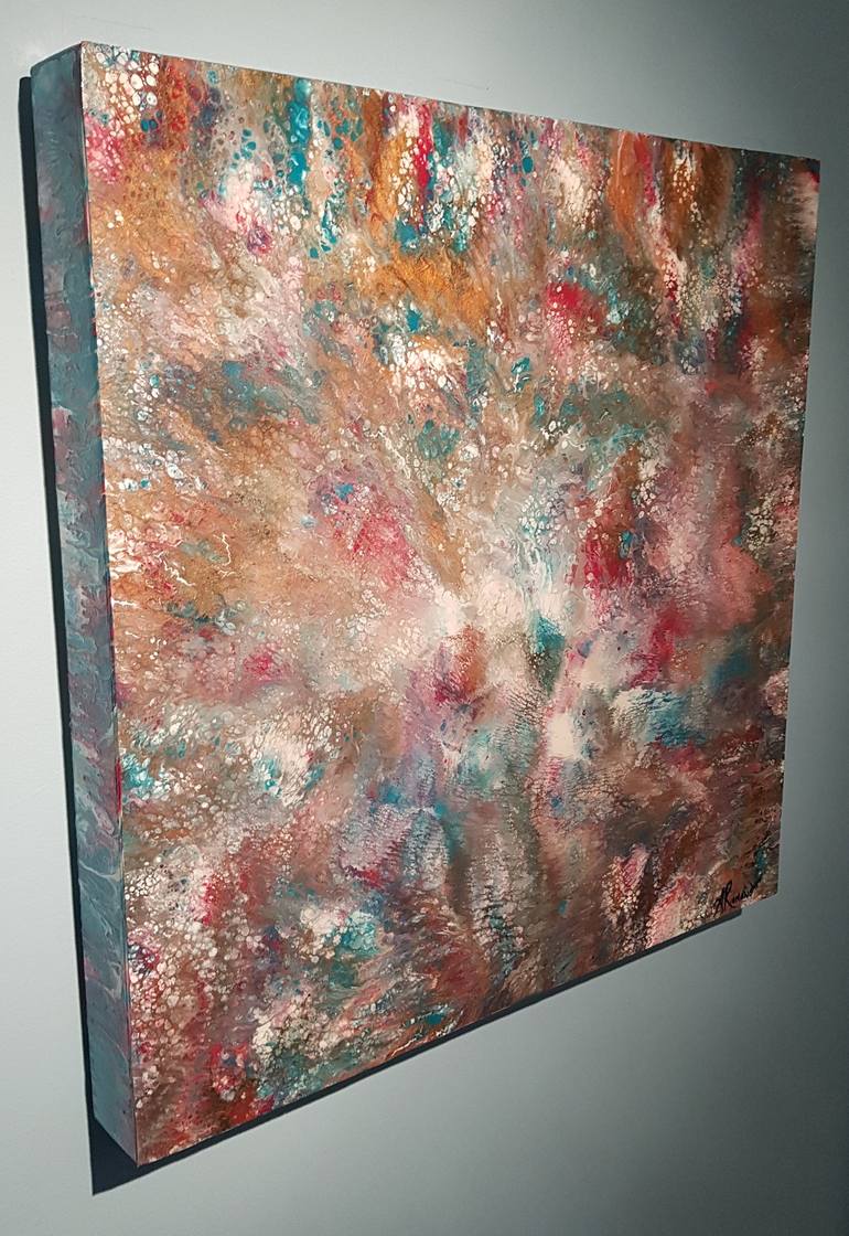 Original Abstract Expressionism Abstract Painting by Alexandra Romano