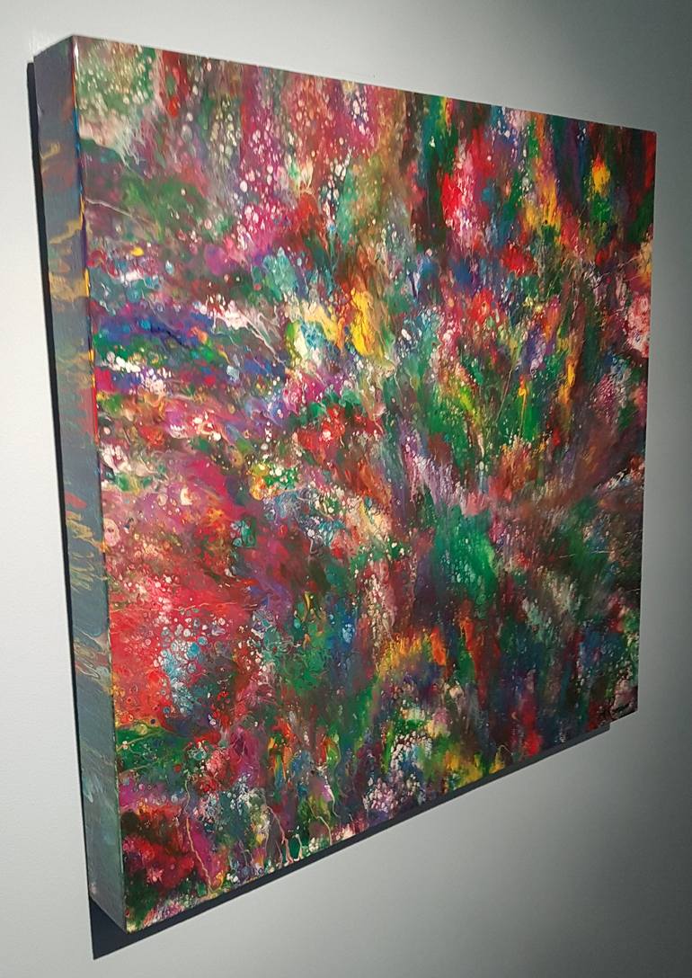 Original Abstract Expressionism Abstract Painting by Alexandra Romano