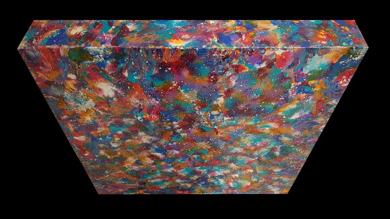 Original Abstract Expressionism Abstract Painting by Alexandra Romano