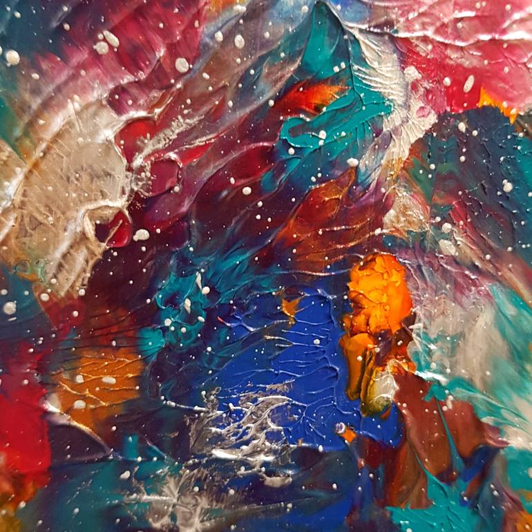 Original Abstract Expressionism Abstract Painting by Alexandra Romano