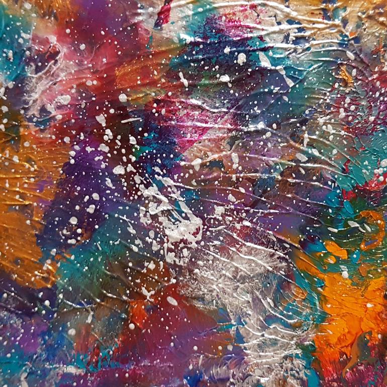 Original Abstract Expressionism Abstract Painting by Alexandra Romano