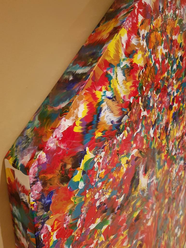 Original Abstract Expressionism Abstract Painting by Alexandra Romano