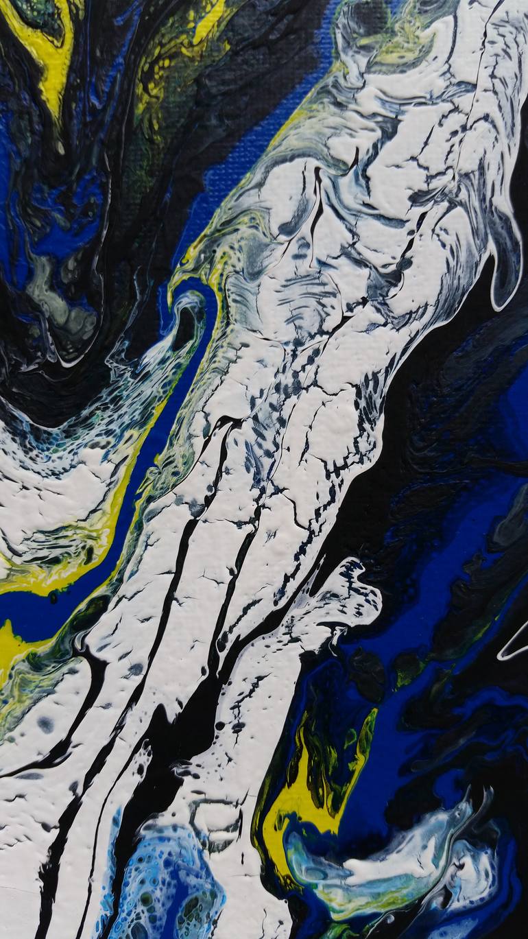 Original Abstract Expressionism Abstract Painting by Alexandra Romano