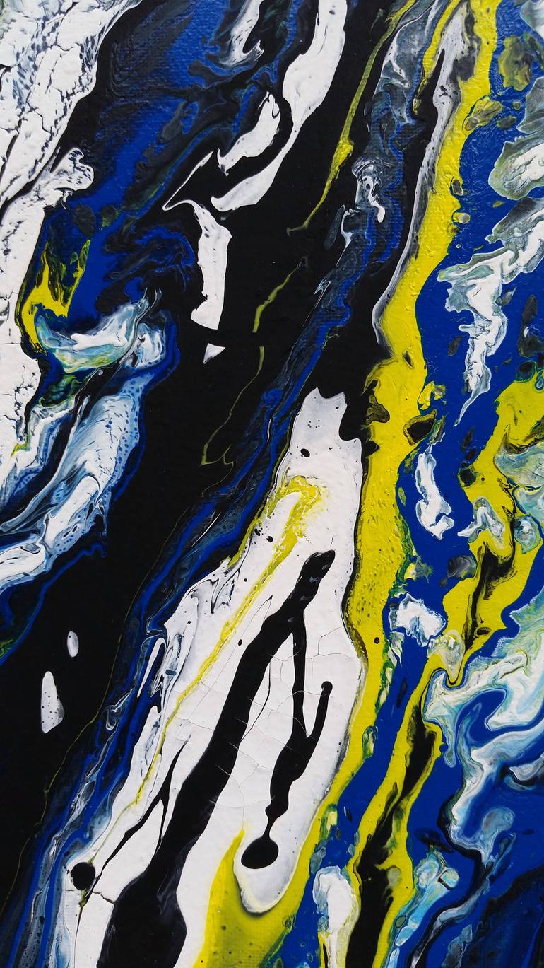 Original Abstract Expressionism Abstract Painting by Alexandra Romano