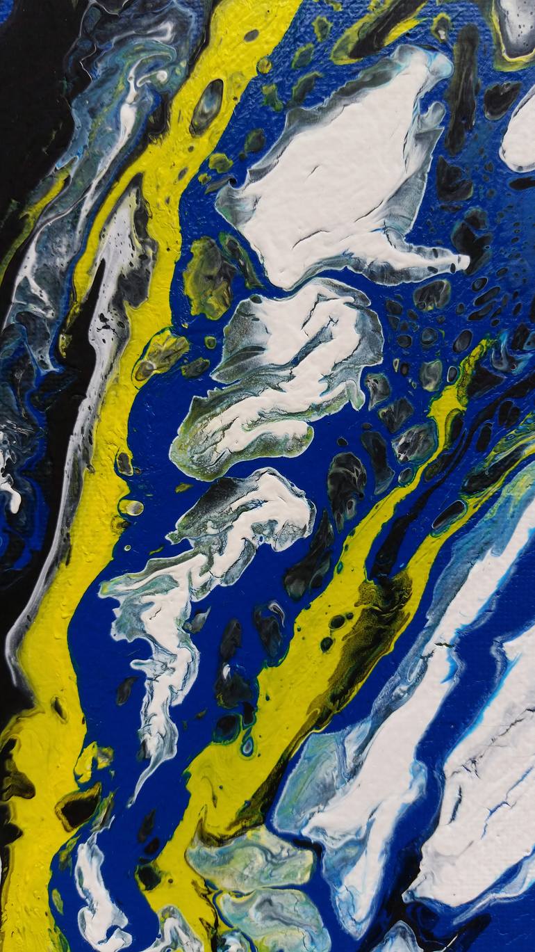 Original Abstract Expressionism Abstract Painting by Alexandra Romano