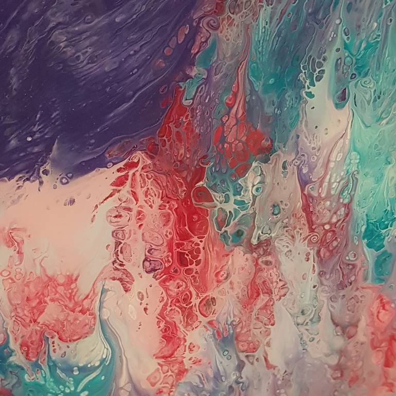 Original Abstract Expressionism Abstract Painting by Alexandra Romano