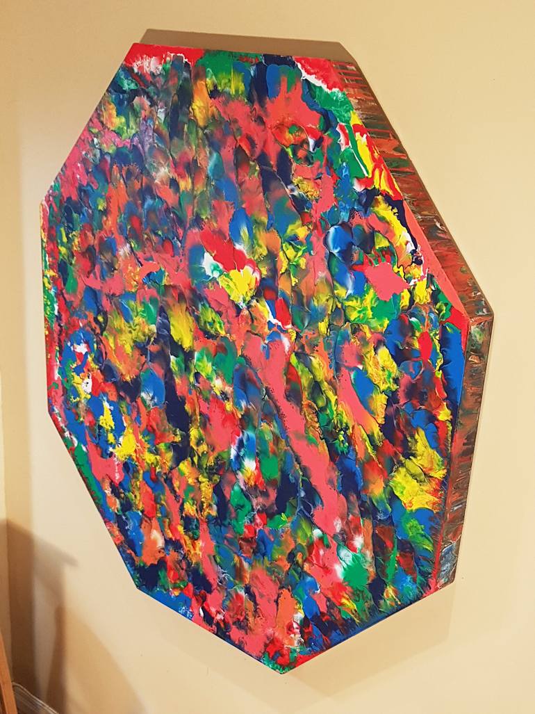 Original Abstract Expressionism Abstract Painting by Alexandra Romano
