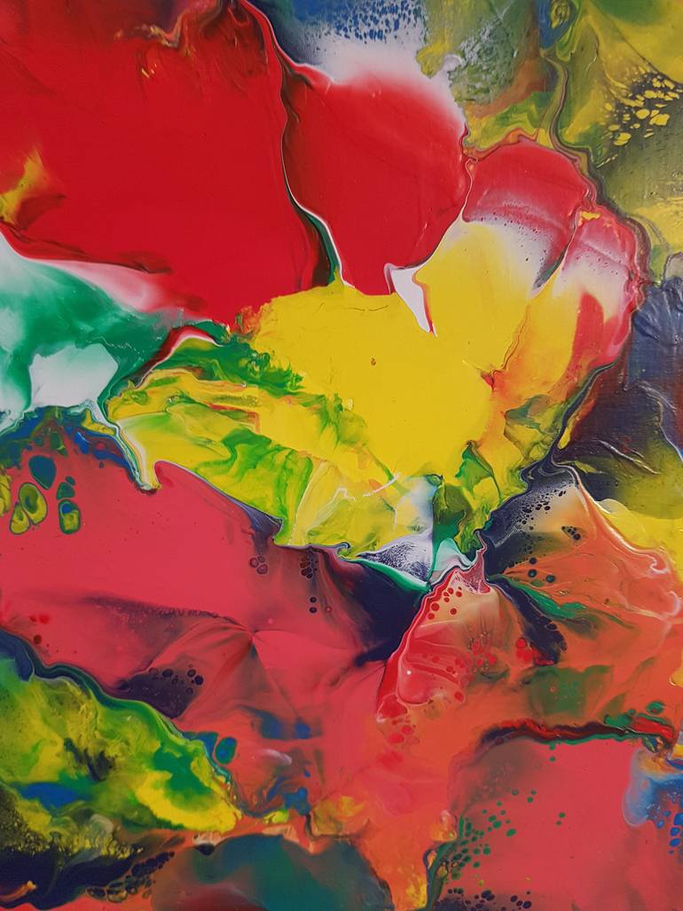 Original Abstract Expressionism Abstract Painting by Alexandra Romano