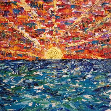 Original Impressionism Seascape Paintings by Alexandra Romano