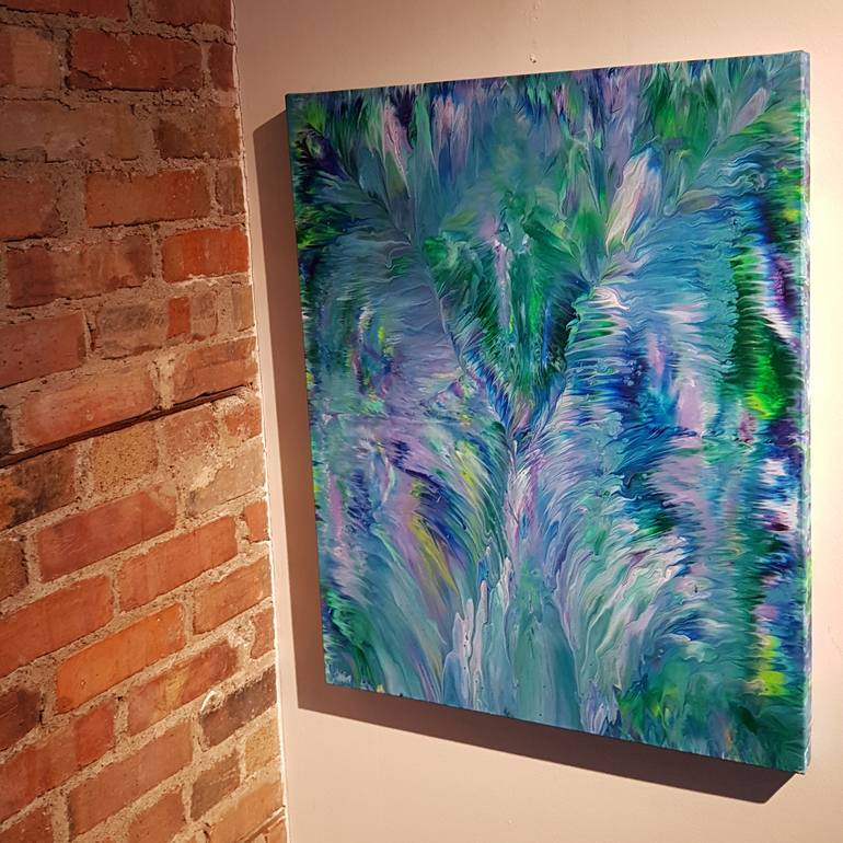 Original Abstract Expressionism Abstract Painting by Alexandra Romano