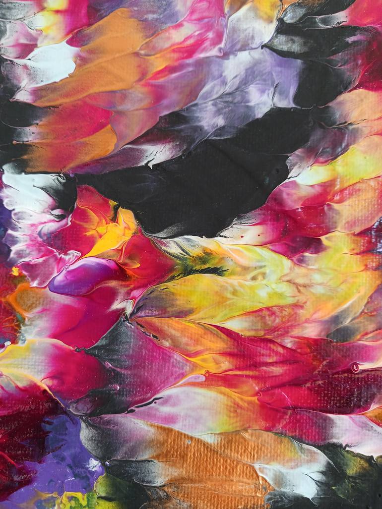 Original Abstract Expressionism Abstract Painting by Alexandra Romano