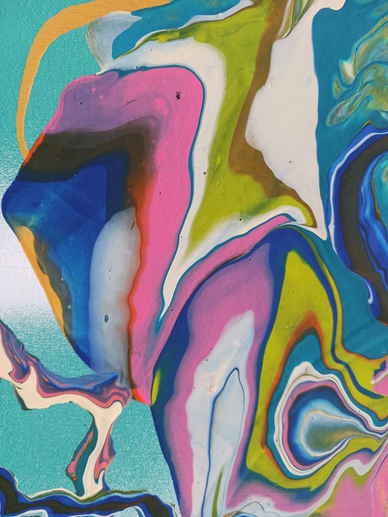 Original Abstract Expressionism Abstract Painting by Alexandra Romano