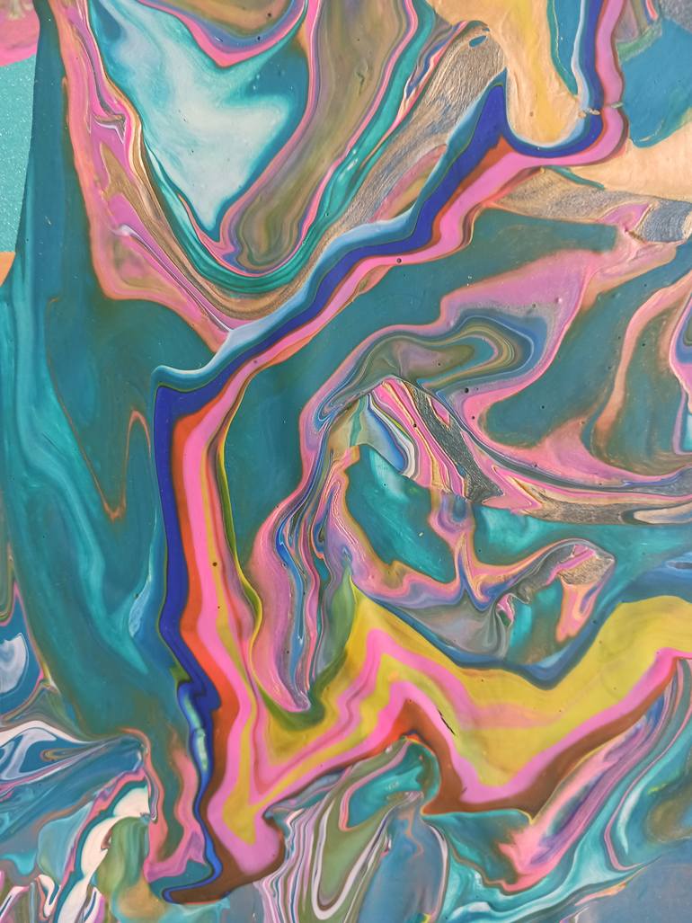 Original Abstract Expressionism Abstract Painting by Alexandra Romano