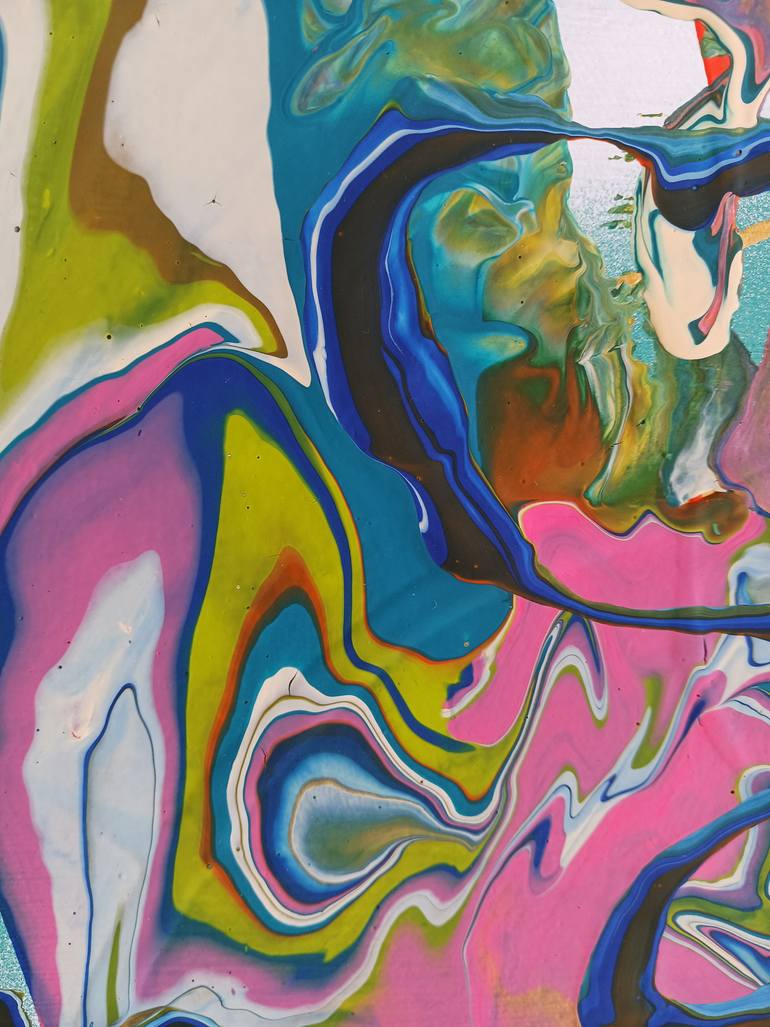 Original Abstract Expressionism Abstract Painting by Alexandra Romano