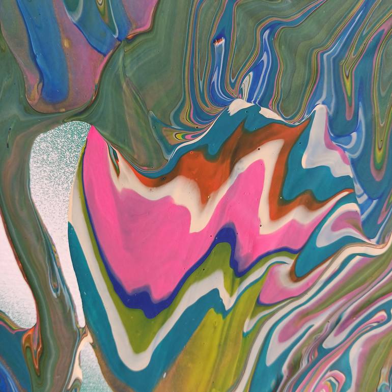 Original Abstract Expressionism Abstract Painting by Alexandra Romano