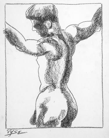 Original Contemporary Nude Drawing by Richard Vyse