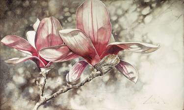 Original Realism Botanic Paintings by Lidia Wylangowska