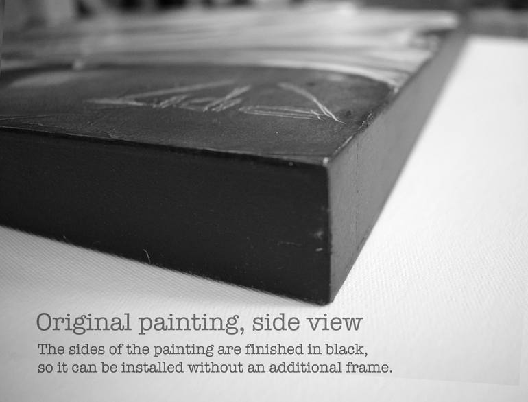 Original Black & White Botanic Printmaking by Lidia Wylangowska