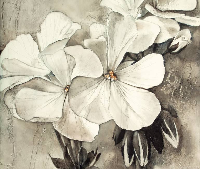 Original Botanic Painting by Lidia Wylangowska
