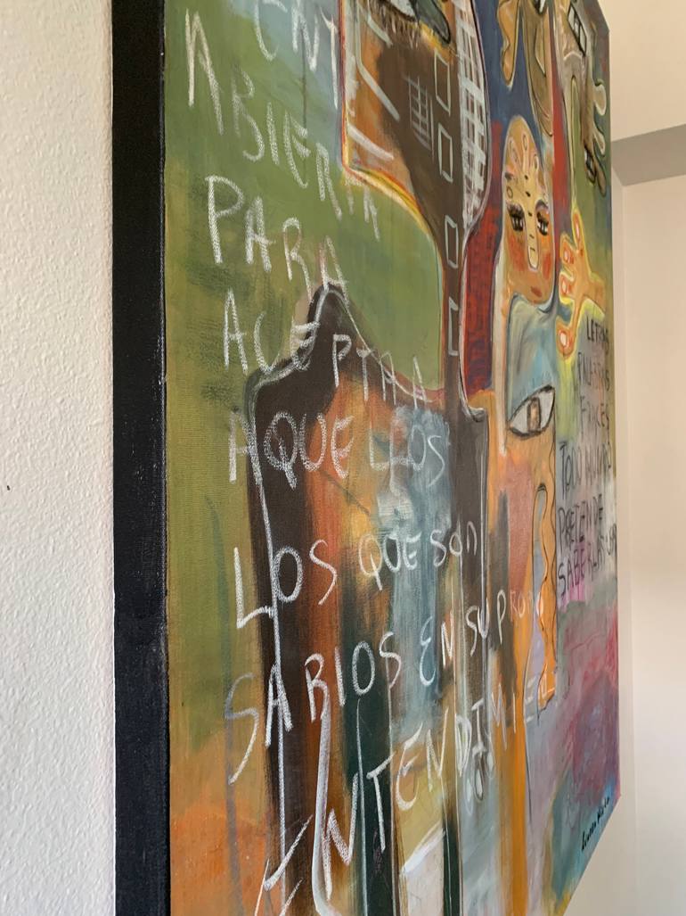 Original Abstract Expressionism Abstract Painting by Ivanna Mirto