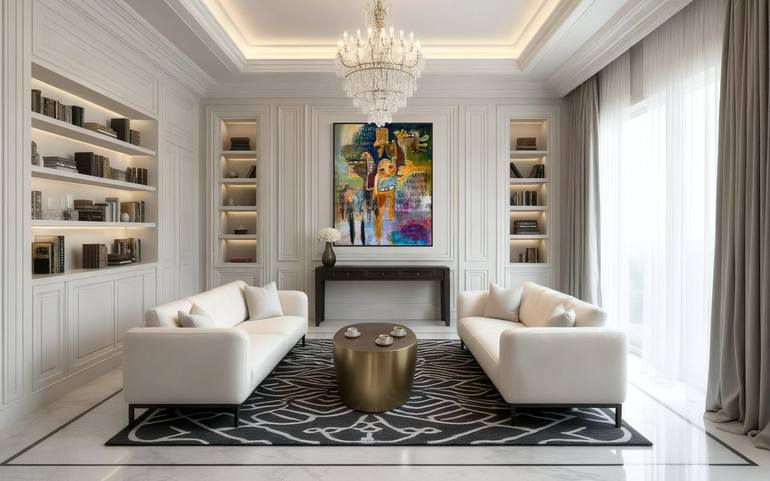 Original Abstract Expressionism Abstract Painting by Ivanna Mirto