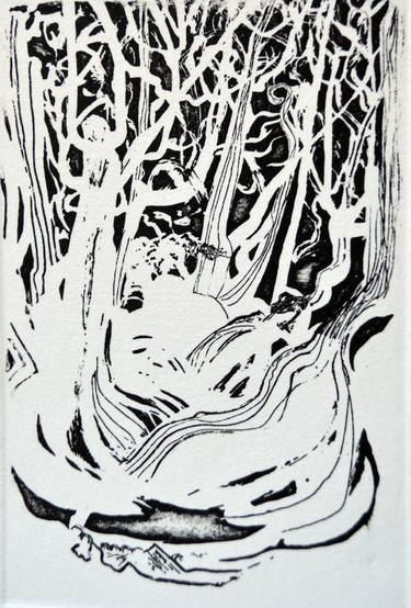 Original Abstract Printmaking by vivien lodge