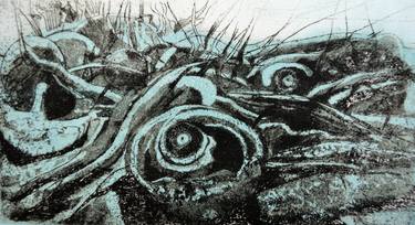 Original Abstract Printmaking by vivien lodge