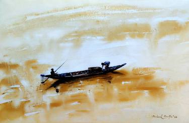 Print of Realism Landscape Paintings by Palash Datta