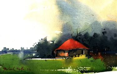 Original Landscape Painting by Palash Datta