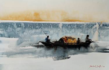 Original Realism Landscape Painting by Palash Datta