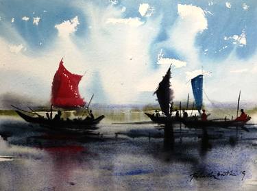 Original Realism Landscape Paintings by Palash Datta