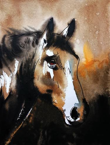 Print of Animal Paintings by Palash Datta