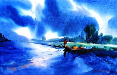 Original Landscape Paintings by Palash Datta