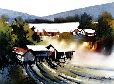 Original Landscape Paintings by Palash Datta