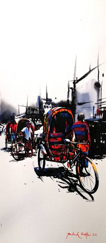 Original Landscape Paintings by Palash Datta