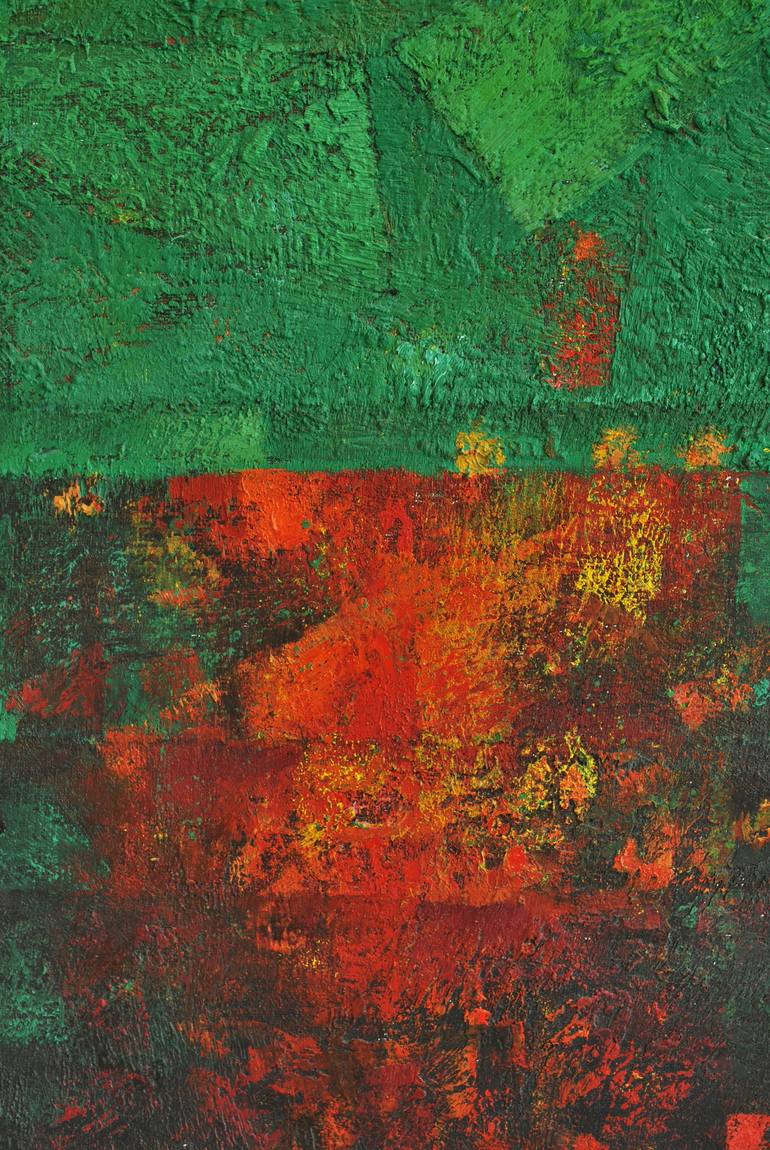 Original Fine Art Abstract Painting by Carlos Davila