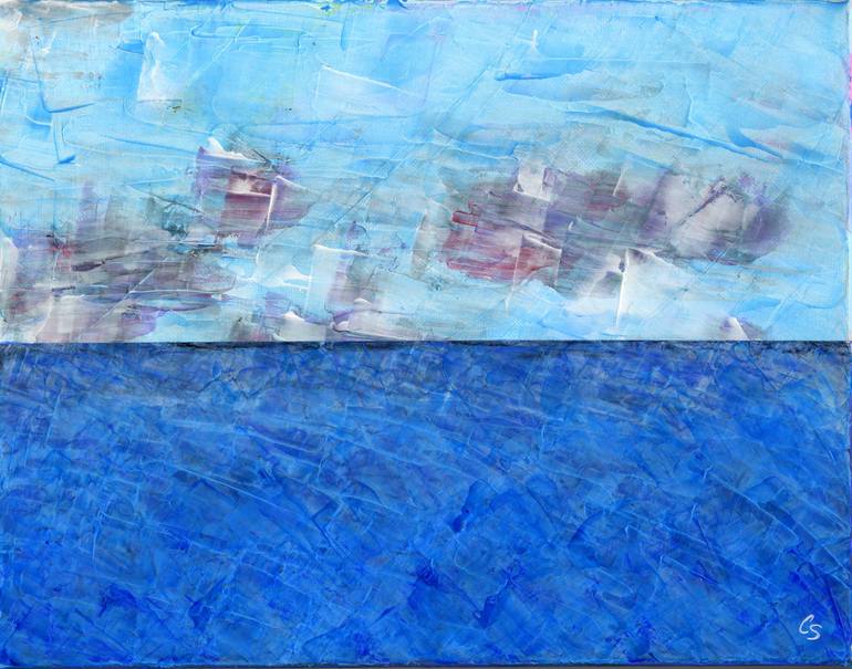 Sea & Sky Painting by C Cunat Spencer | Saatchi Art