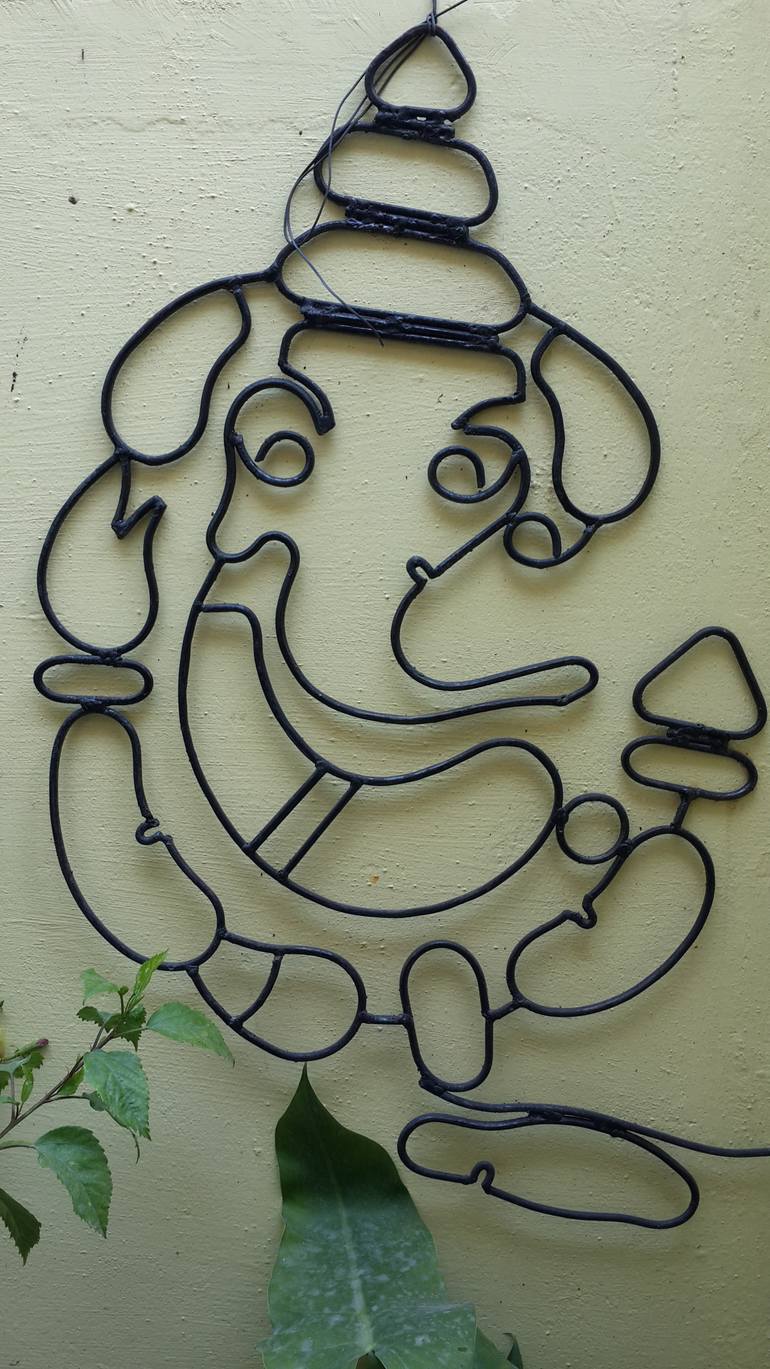 Original Art Deco Light Sculpture by Kshitij Singh