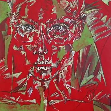 Print of Abstract Expressionism Portrait Paintings by Melissa Dinwoodie