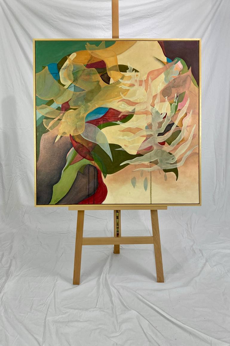 Original Abstract Expressionism Abstract Painting by Marlene Lowden