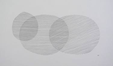 Original Fine Art Abstract Drawings by Wonju Choi