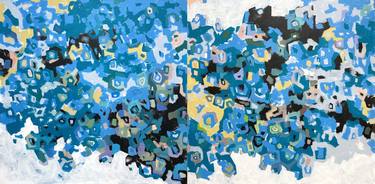 Original Abstract Paintings by Wonju Choi