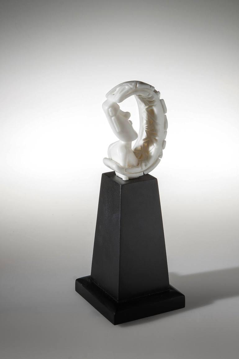 Original Abstract Sculpture by Cosme Herrera