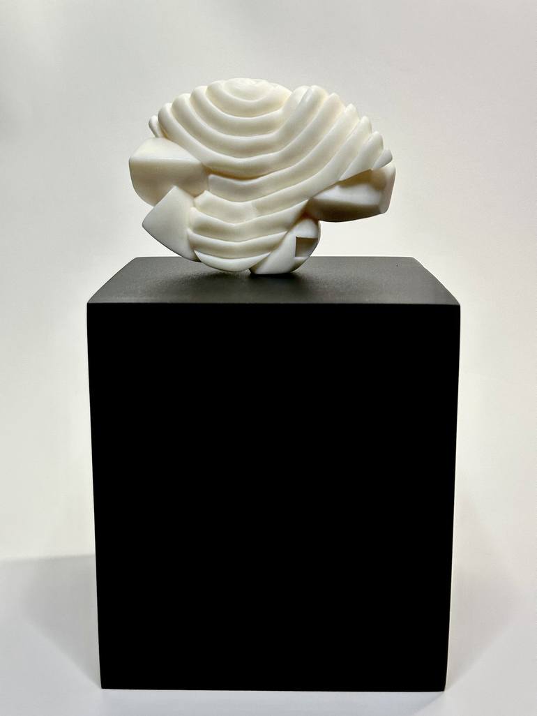 Original Abstract Sculpture by Cosme Herrera