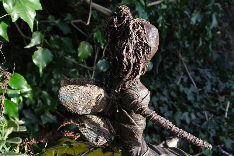 Original Figurative Fantasy Sculpture by Allison Turner