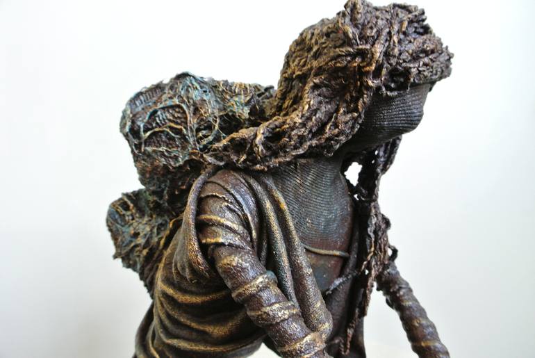 Original Figurative Fantasy Sculpture by Allison Turner